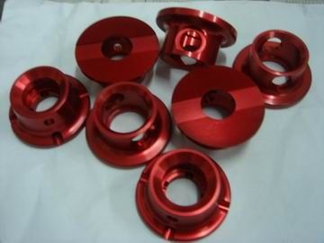 Nhôm AL7075 CNC bộ phận gia công chính xác / CNC gia công các bộ phận với Anodize đỏ