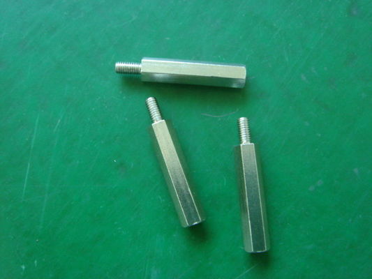 Tuỳ chỉnh chính xác Turned Parts, CNC Biến Spacer Hex MS Với Kích thước khác nhau