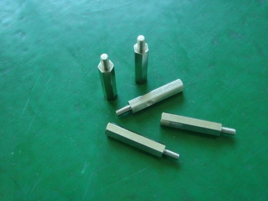 Tuỳ chỉnh chính xác Turned Parts, CNC Biến Spacer Hex MS Với Kích thước khác nhau