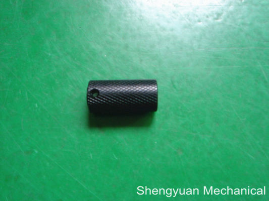 Alumunium CNC chính xác quay phần Knobs M8 Long với Đen Anodize