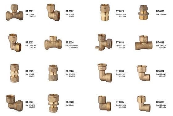 Vàng Tuỳ chỉnh CNC Precision Machining, thau nén Lắp Với Nickel / Chrome mạ
