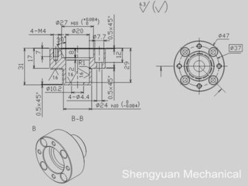 SUS304 CNC chính xác quay phần Seal Body Shaft Đối với nhà cung cấp máy nén Seal