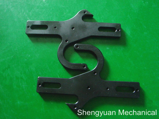 Al6061 Phụ gia công chính xác CNC tải Door Latch với Anodized Đen