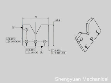 Phẳng CNC chính xác Máy móc Carbide tấm song song và tính thẳng góc 0,005