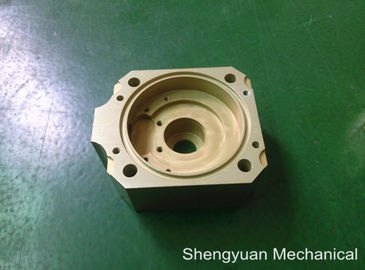 Lạnh Chuyển đổi CNC Precision Machining nhôm 5083 Powdercoat Vàng Nhà Vàng