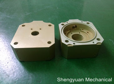Lạnh Chuyển đổi CNC Precision Machining nhôm 5083 Powdercoat Vàng Nhà Vàng