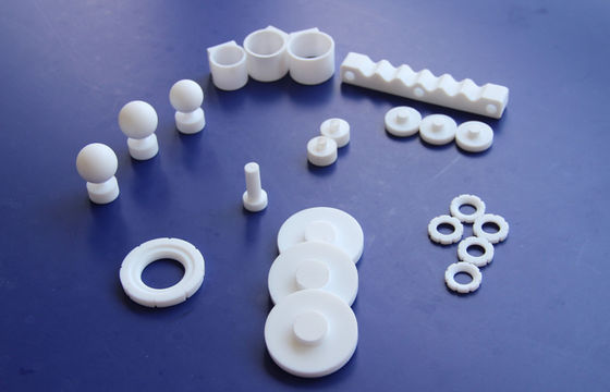 Chính xác cao PTFE Máy đúc Parts, sợi thủy tinh hoặc sợi Carbon Filled
