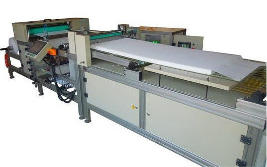Customized PANEL PU Air Filter Rotary xếp li Máy 350mm Chiều rộng