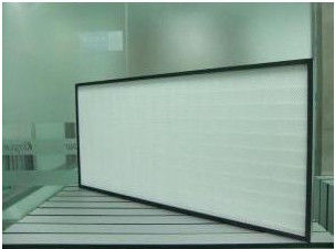 Customized PANEL PU Air Filter Rotary xếp li Máy 350mm Chiều rộng