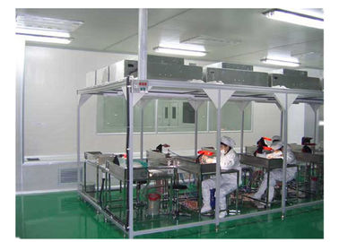 Không gian vũ trụ / Điện tử Softwall Phòng sạch với bộ lọc không khí HEPA 110 V / 60HZ