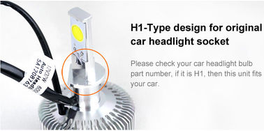 Ô tô / Tự động Phụ tùng H1 LED Đèn pha 32W 2800LM 6000K Trắng Đèn pha gắn đầu