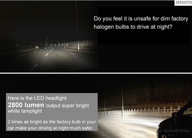 Ô tô / Tự động Phụ tùng H1 LED Đèn pha 32W 2800LM 6000K Trắng Đèn pha gắn đầu
