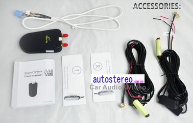 Xe Digital TV Tuner Receiver Auto Phụ tùng MPEG-4 DVB-T với TV Aerial cho S100 S150 Stereo