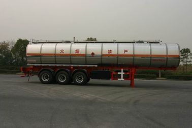 42000 lít chất lỏng Xe tăng Xe tải 3 trục Hóa Semi-Trailer thép nhôm
