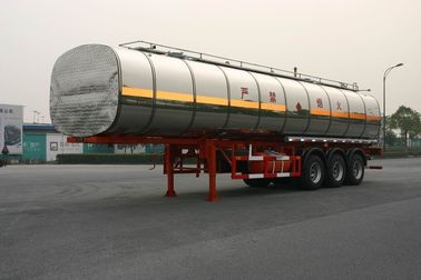 42000 lít chất lỏng Xe tăng Xe tải 3 trục Hóa Semi-Trailer thép nhôm
