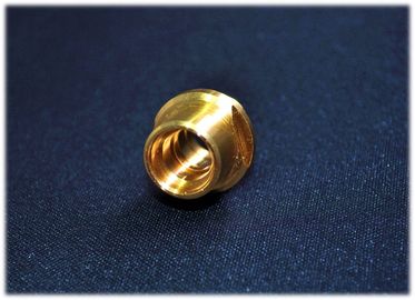 Không chuẩn mạ vàng đồng Phụ Turned, CNC Phần