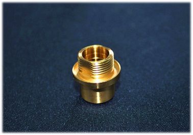Không chuẩn mạ vàng đồng Phụ Turned, CNC Phần