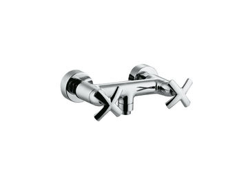 Brass Quý Bật vòi hoa sen Cartridge Mixer Vòi Vòi / Lạnh nóng với mạ crôm Kết thúc cho vòi hoa sen phòng