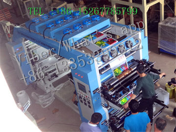 4 Máy màu Flexo, in giấy cuộn / phim nhựa