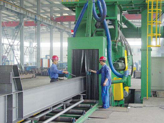 Dây chuyền sản xuất chùm tia tự động, máy mài bằng thép mạ kẽm