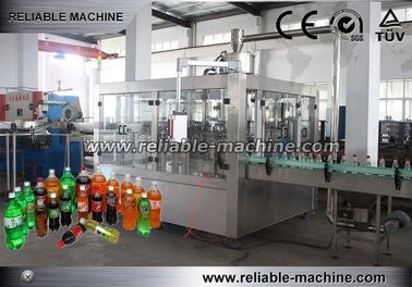 Dây chuyền sản xuất đồ uống có ga Làm đầy chai PET Hoạt động dễ dàng SS304